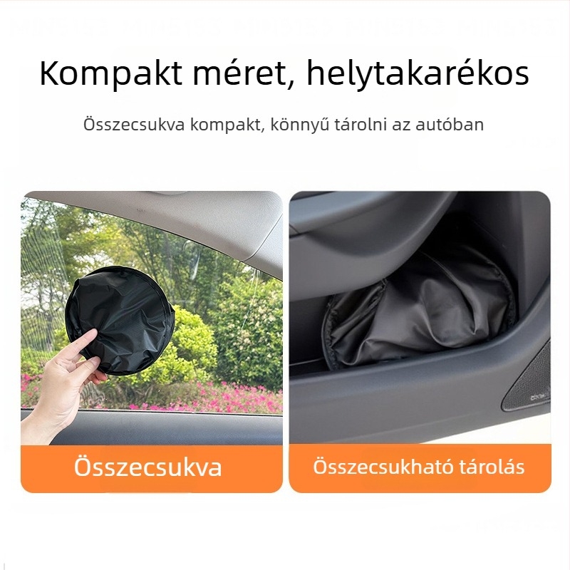 Autós napvédő függöny elektrosztatikus tapadással a magánélet és a hőszigetelés érdekében, függő, vastag, nem átlátszó típus