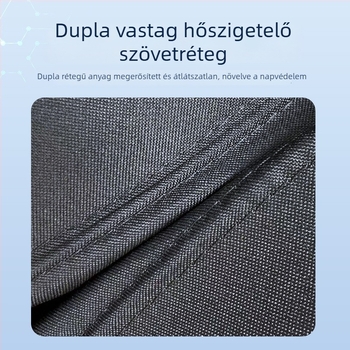Lynk & Co 900 autóablak árnyékoló függöny – hőszigetelés és napvédelem – snap-in telepítés – anyag: 82B rugós acél + Oxford szövet 300D