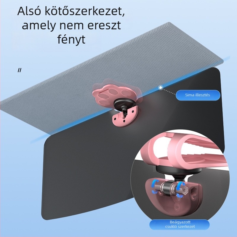Autópolarizált anti-gleam napellenző sofőrnek, snap-in rögzítés