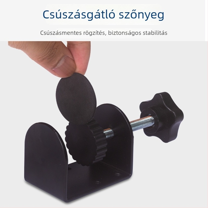 Összecsukható billentyűzet-tartó fúrás nélkül – univerzális asztali bővítés, hidegen hengerelt acél, Jin rongda
