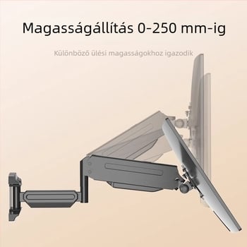 Fali monitor tartó orvosi ipari berendezéshez, forgó, integrált billentyűzet-monitor tartó (Anyag: hideg hengerelt acél; Modell: wm18; Vonal hossz: wm18; Tömeg: 3 kg)