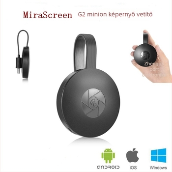 G2 vezeték nélküli HDMI tükröző dongle – 1080p kimenet, am8268 processzor, 128MB RAM, helyi tárhely 128, Linux-alapú