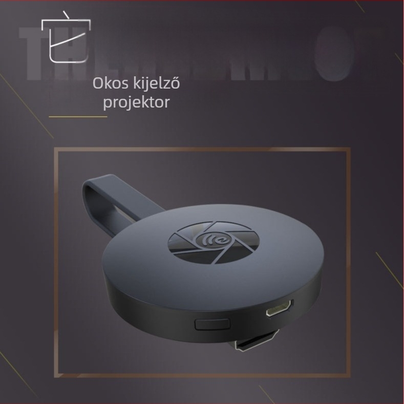 G2 vezeték nélküli HDMI tükröző dongle – 1080p kimenet, am8268 processzor, 128MB RAM, helyi tárhely 128, Linux-alapú