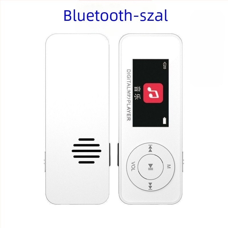 Mini MP3/MP4 lejátszó képernyővel és Bluetooth-kapcsolattal, beépített angol szótárral a tanuláshoz