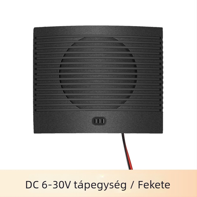 Többcsatornás hangfigyelmeztető hozzáférés-ellenőrzéshez, MP3 lejátszóval és hangszóróval, modell YX9075, DC6-30V, 3W