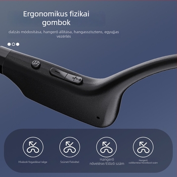 X1 Bluetooth fülhallgató - TF-kártya MP3-támogatás, fülre akasztva, Bluetooth 5.2, 4–8 óra akkumulátor-élettartam