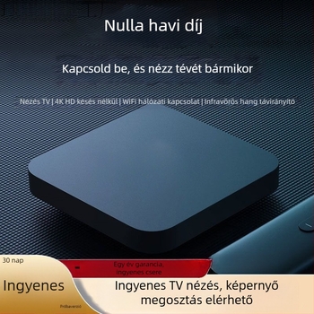 Hálózati TV set-top doboz (4K kimenet, 2 GB RAM, Wi‑Fi, Ethernet, HDMI)