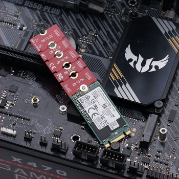 Jiayi M2PLUS NGFF NVMe M.2 hosszabbító adapter, egyfejű csatlakozó
