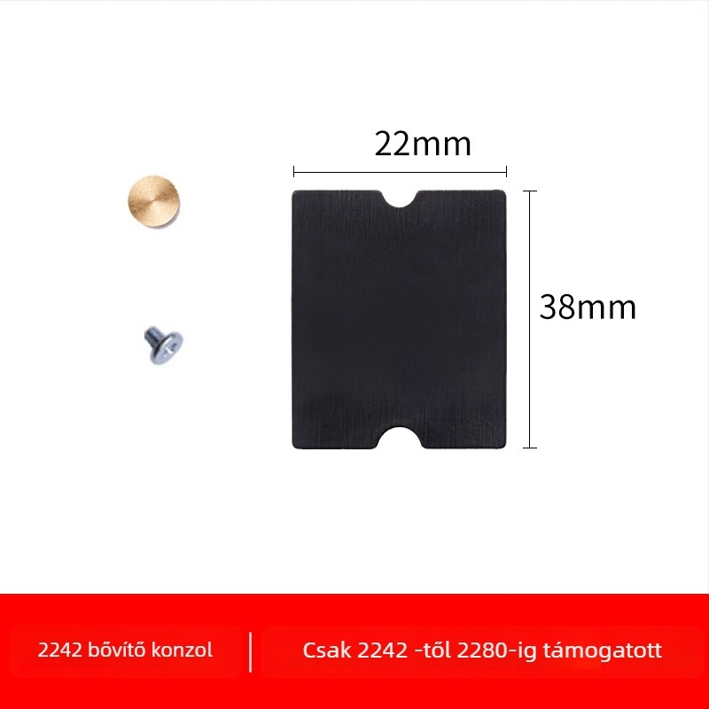 Jiayi M2PLUS NGFF NVMe M.2 hosszabbító adapter, egyfejű csatlakozó