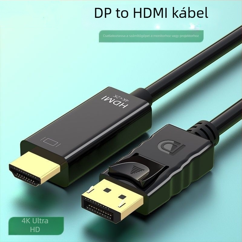 ABLEWE DP101 DP-HDMI adapterkábél, DP interfész, 1,8 m hosszú