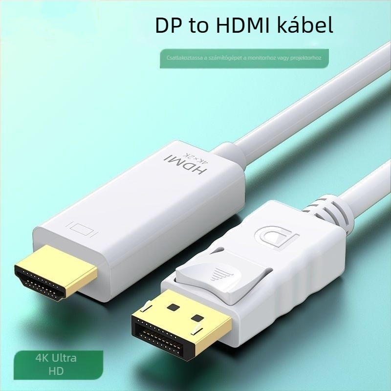 ABLEWE DP101 DP-HDMI adapterkábél, DP interfész, 1,8 m hosszú