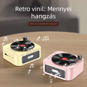 Bluetooth asztali sztereó hangsugárzó, kompakt kialakítás, 5W, BT 5.3, beépített akkumulátor 800–1000 mAh, frekvenciasáv 100 Hz–20 kHz, hatótáv akár 10 m