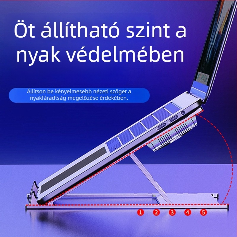 Laptop radiátor vízhűtéssel, H1 félvezető radiátor, alumínium, 1 ventilátor, kompatibil notebookkal, ultrabookkal, PlayBook-kal és másokkal