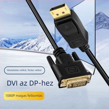 Emila DP–DVI adapterkábél, DisplayPort–DVI átalakító, 1,5 m