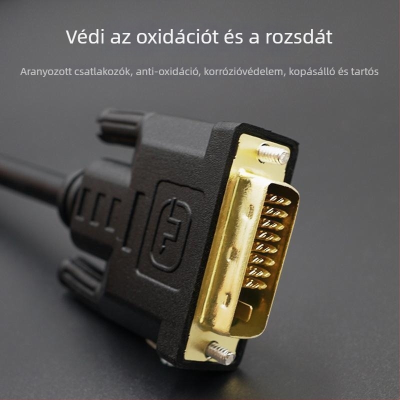 Emila DP–DVI adapterkábél, DisplayPort–DVI átalakító, 1,5 m