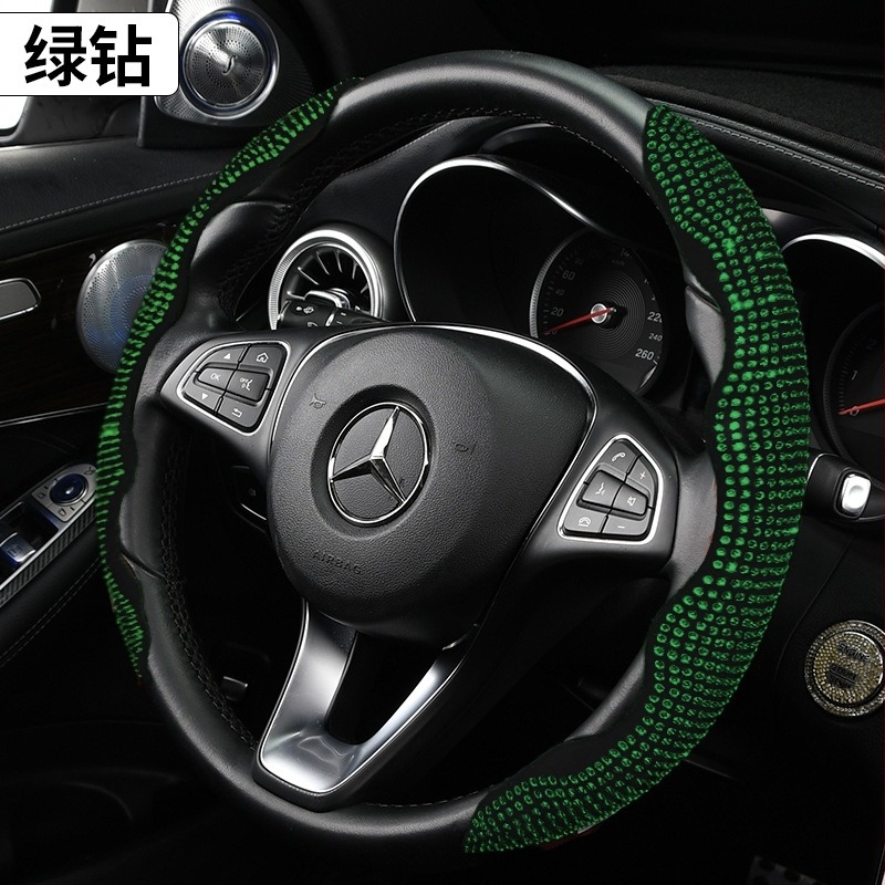 Gyémánt díszítésű volánvédő, csúszásmentes, istennő stílus, minden évszakra (Jinhuangda Márka; Feldolgozás: Általános; Felület anyaga: Gyémánt; Stílus: Istennő; Alkalmas évszakok: Minden évszak)