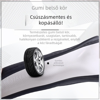 Audi kormánykerékvédő - mikroszálas bőr, sportos stílus, négy évszakos, univerzális