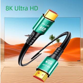 HDMI 2.1 8K kábel, 1,5 m, aranyozott CCS vezeték