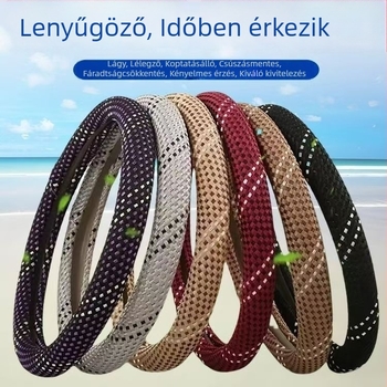 Volánvédő borítás jégselyem anyagból, négy évszakos, kopásálló, izzadságot felszívó, szövött dizájn