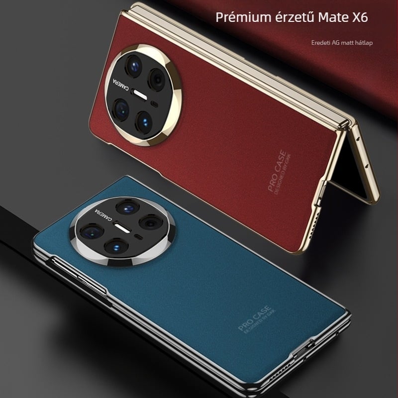 AG Phantom teljes lefedettségű tokk Huawei MateX6-hez, ütésálló, adatvédelmi kijelző, integrált védőfólia