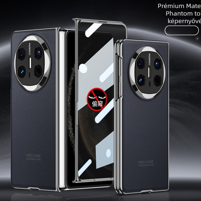 AG Phantom teljes lefedettségű tokk Huawei MateX6-hez, ütésálló, adatvédelmi kijelző, integrált védőfólia