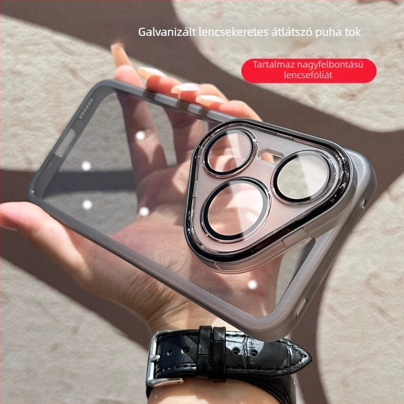 Átlátszó szilikon védőtok Huawei Pura80 Prohoz, teljes kameravédelmi lefedettséggel és esésállósággal