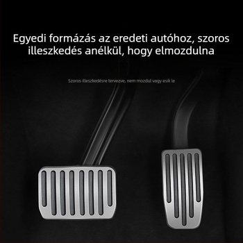 Alumínium ötvözet pedálkészlet Tesla Model 3/Y-hoz – gázt és fékpedál automata váltóhoz kompatibilis