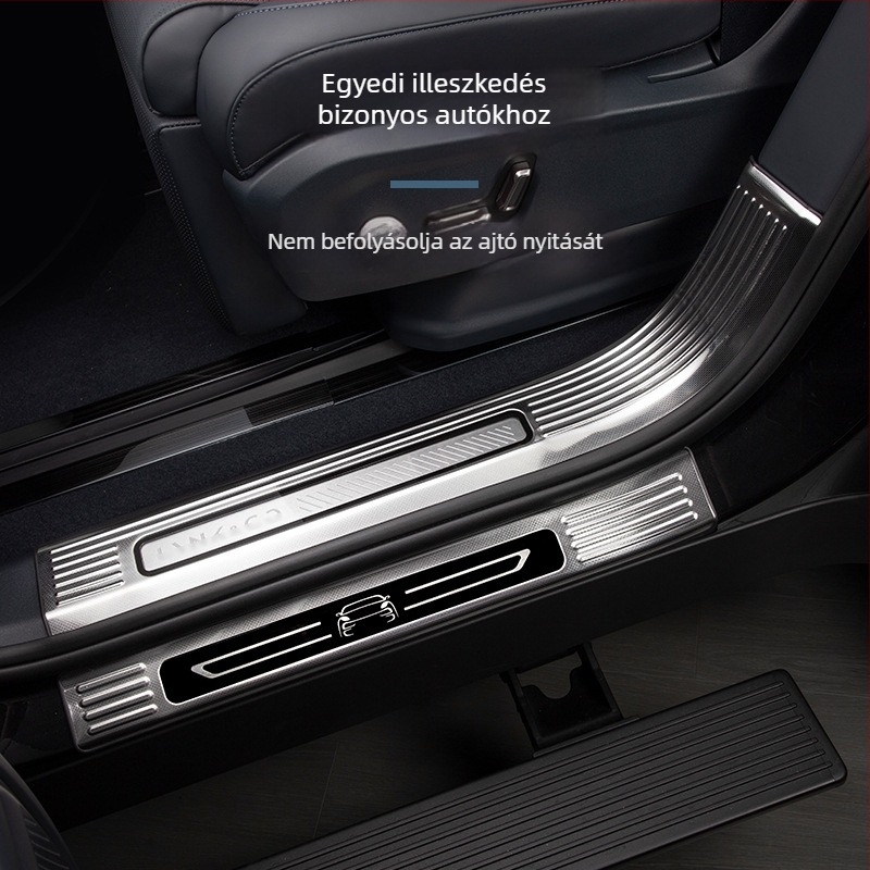 Liuzhiyang/Six Sheep műanyag ajtó küszöbvédő sávok Lynk & Co 900-hoz automata váltóval