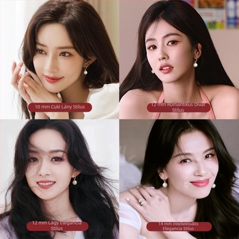 Lyell Geometriai fülbevalók, S999 ezüst tüske, 18K aranyozott sárgarézből készült, nyár 2025 kiadás, könnyű luxus divat ékszer