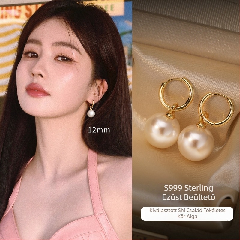 Lyell Geometriai fülbevalók, S999 ezüst tüske, 18K aranyozott sárgarézből készült, nyár 2025 kiadás, könnyű luxus divat ékszer