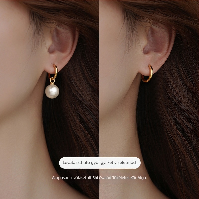 Lyell Geometriai fülbevalók, S999 ezüst tüske, 18K aranyozott sárgarézből készült, nyár 2025 kiadás, könnyű luxus divat ékszer