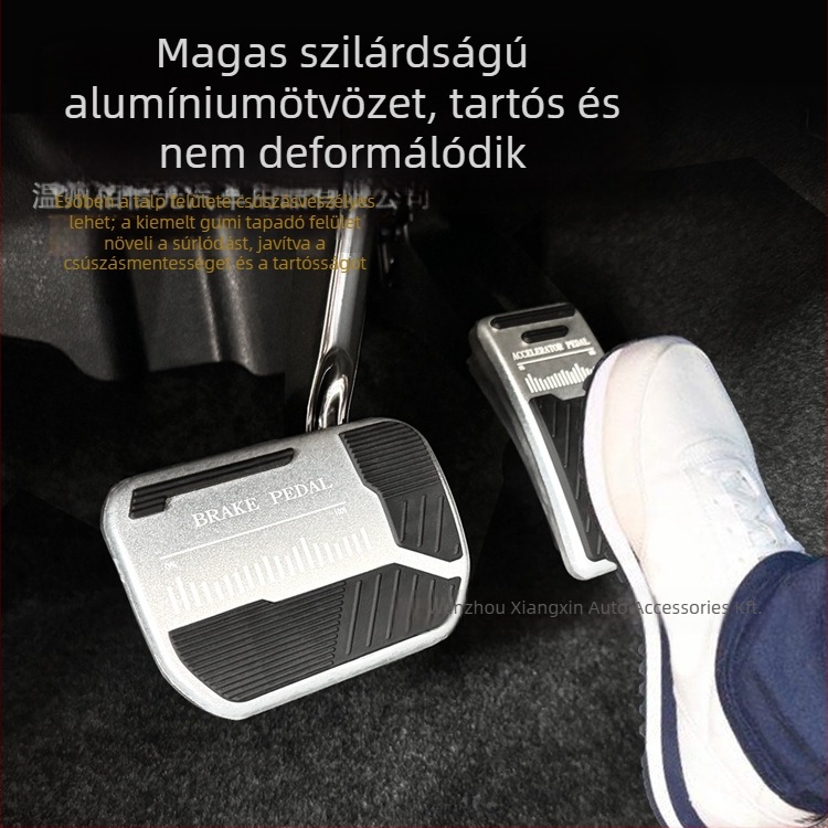 Geely Galaxy L7/L6/M9 fék- és gázpedálok – belső csúszásmentes dekor, alumíniumötvözet és szilikon, automata váltóhoz kompatibilis