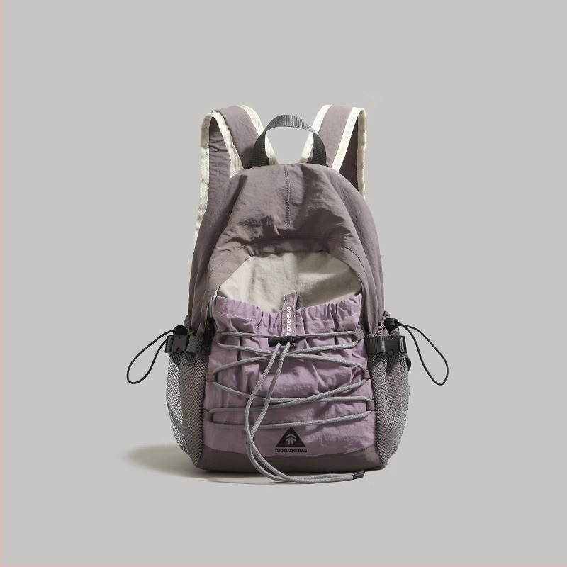 Hátizsák, minimalist Nylon, ifjúsági kampusztílus, cipzáras zárás, 2025 tavasz