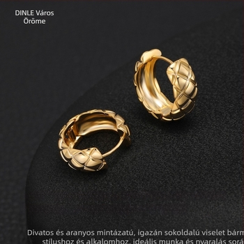 Dingle geometriai ezüst fülbevalók, 925-ös post, sterling ezüst, eredeti dizájn