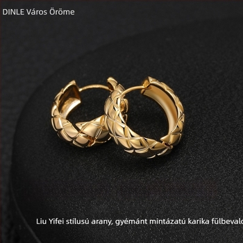 Dingle geometriai ezüst fülbevalók, 925-ös post, sterling ezüst, eredeti dizájn