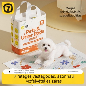 Kutyapelenka, dezodoráló, nedvszívó, vastagított, 100 darab, egyszer használatos