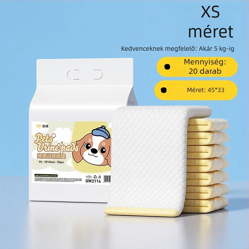 Kutyapelenka, dezodoráló, nedvszívó, vastagított, 100 darab, egyszer használatos