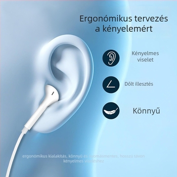 In-ear vezetékes Type-C fejhallgató, 120 mm kábel