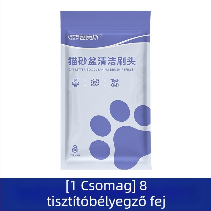Egyszer használható WC-kefe cserélhető feje — Blue Seth (Anyag: Műanyag; Származás: Dalian, Liaoning; Stílus: Modern egyszerűség)