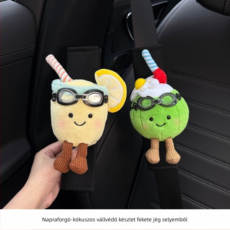 Autóöv vállvédő – Limonádé mintázat, JC-stílusú kiegészítő