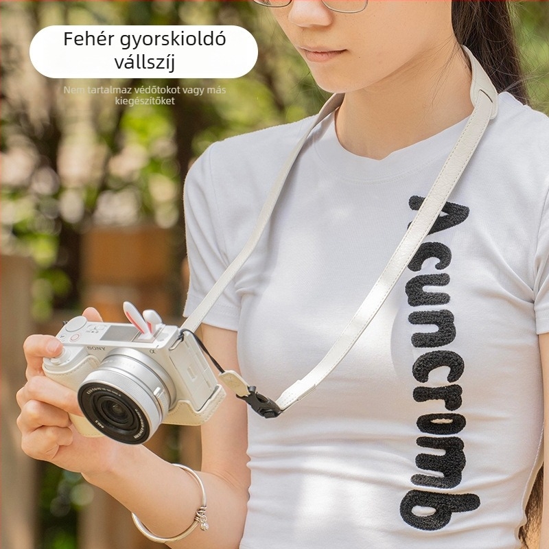 Vállpánt a tükör nélküli kamerákhoz gyorskioldó rendszerrel | Modell: Camera quick-release shoulder strap | Márka: Enjoy creating stars | Testreszabható minta