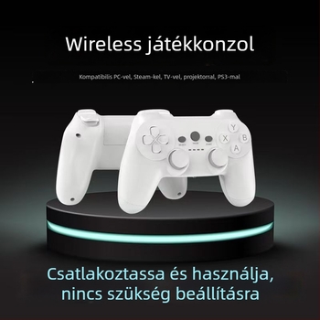 Vezeték nélküli játékkontroller PC-hez és mobil eszközökhöz — USB-C csatlakozó, vezeték nélküli kapcsolat, kompatibilis TV-s játékkonzolokkal