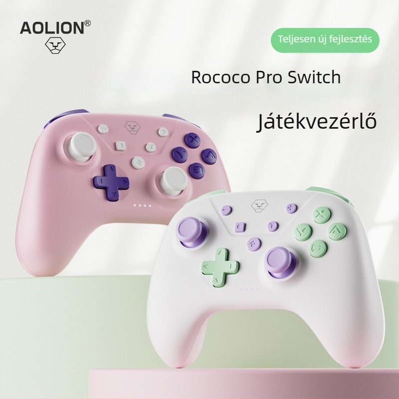 Aolion Rococo Pro vezeték nélküli játékkontroller – Type-C, vibráció, kompatibilis Switch, PC és mobil eszközökkel