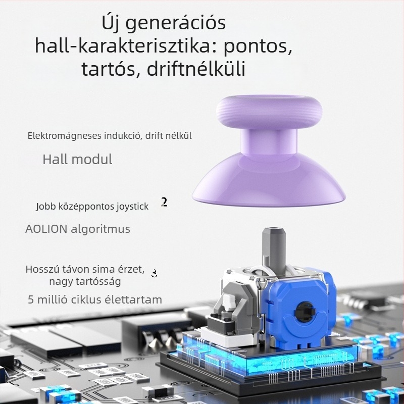 Aolion Rococo Pro vezeték nélküli játékkontroller – Type-C, vibráció, kompatibilis Switch, PC és mobil eszközökkel