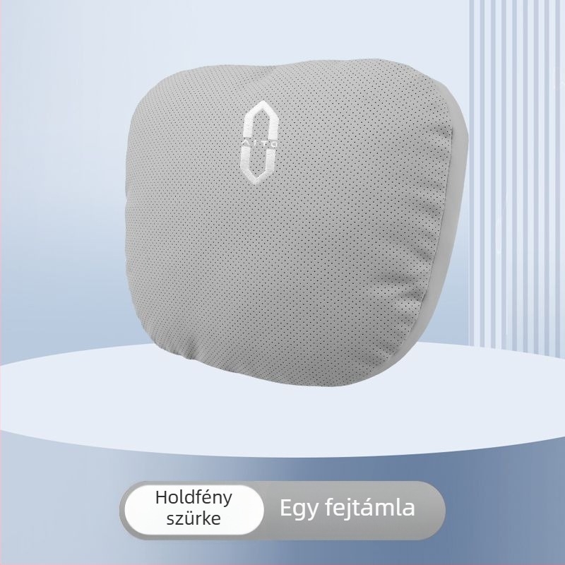 Memóriahabos nyak- és deréktámasz párna 100% pamut huzattal, kompatibil Huawei Aito M7-hez (Red Tea Orange), M5 Amber és M9 eredeti autó színéhez — Trüffelbarna