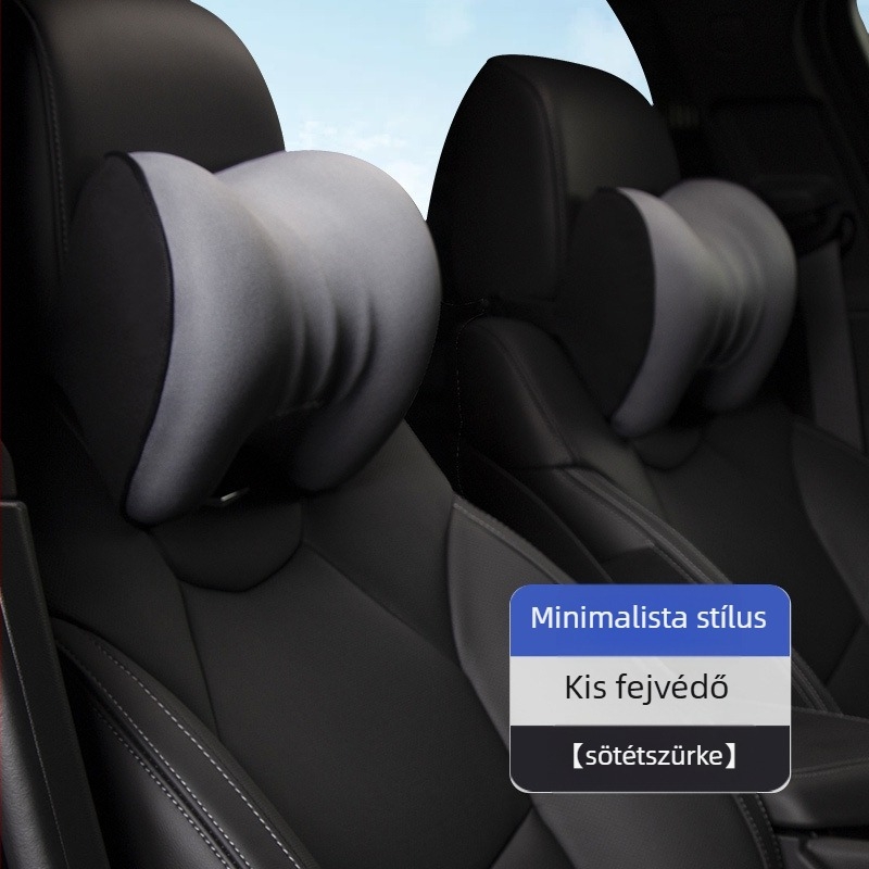 Memóriahabos autónyakpárna, hátsó és deréktámasz, hosszú ülésekhez, univerzális illeszkedés