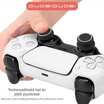 Silikon joystick sapkák, 6-in-1 készlet, védő sapkák, kompatibilis PS5/PS4/Xbox/NS Pro