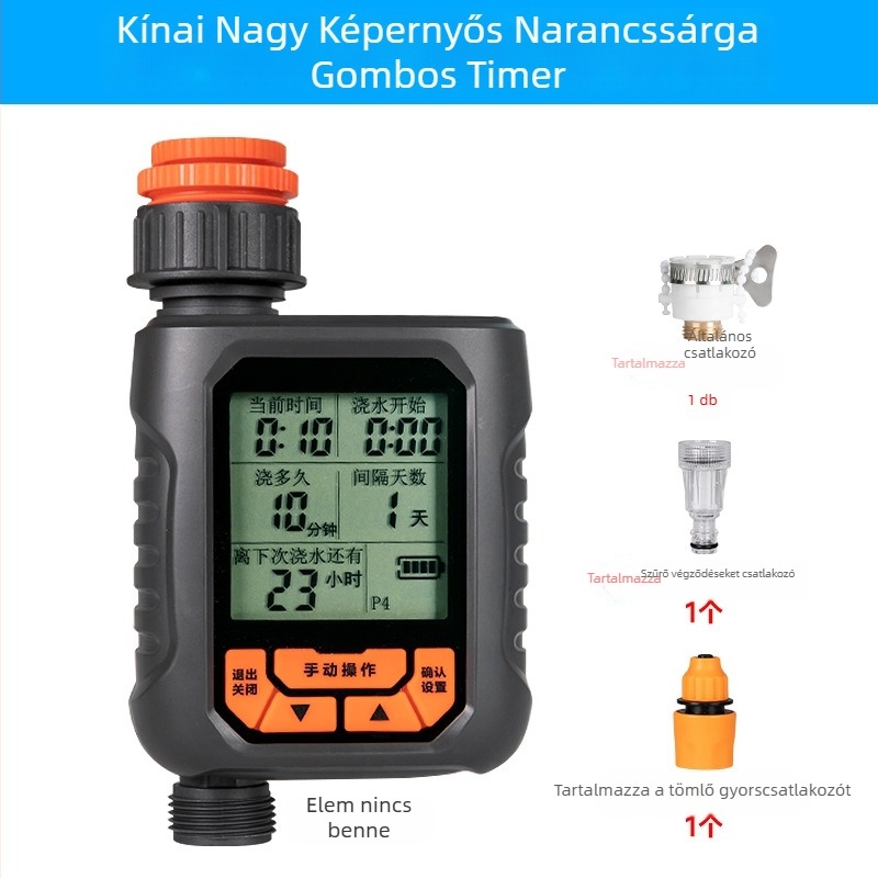 Csöpögtető öntöző időzítő – POM anyag, márka Live Together, otthoni kertészkedéshez és közterületekhez