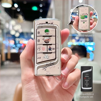 Trumpchi M8/M6 GS3/GS4/GS8 Shadow Leopard R/Shadow Cool kulcs tok – TPU, Trend stílus, Steel Wings