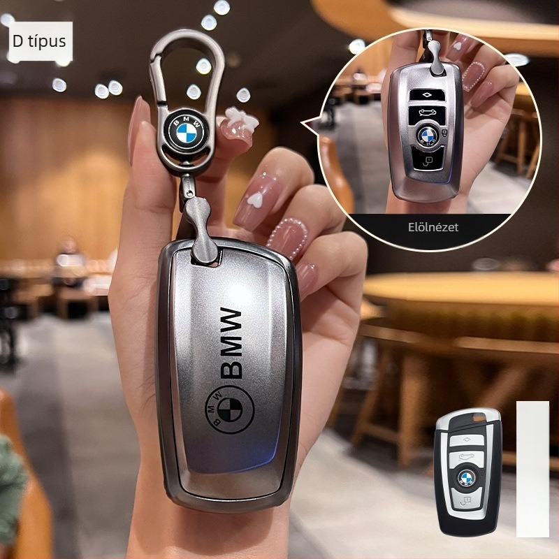 BMW kulcstartó tok 1/2/3/5/6/7 sorozat és X1/X3/X5 kompatibilis – TPU anyag, prémium dizájn, Huihuangda